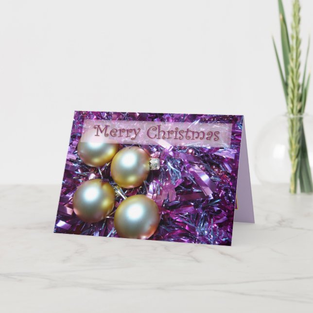 Holiday Glitter Card (Front)
