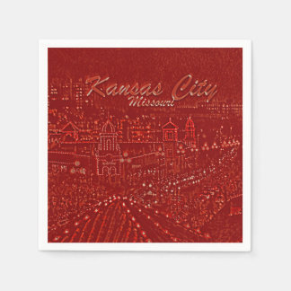 Holiday Glow Collection - Kansas City, Missouri Napkin