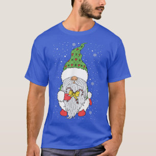 Holiday Gnome Candy Canes Christmas Matching Gnome T-Shirt