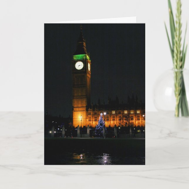 Holiday Greeting Card: Big Ben Christmas Card (Front)