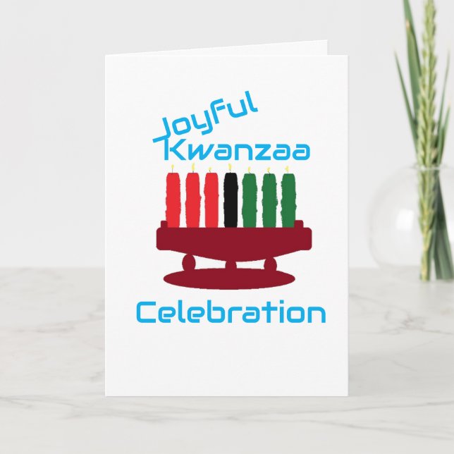 Holiday greeting Card : Celebration Kwanzaa  (Front)