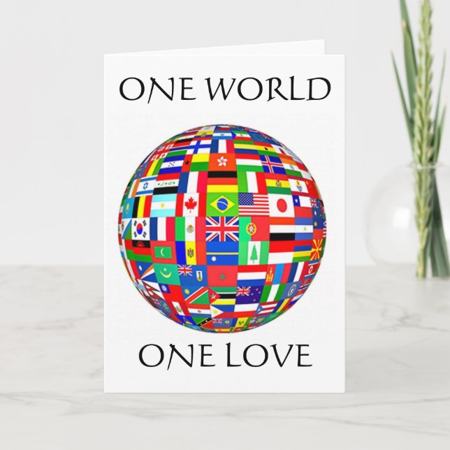 Holiday Greeting Card One Love (Front)