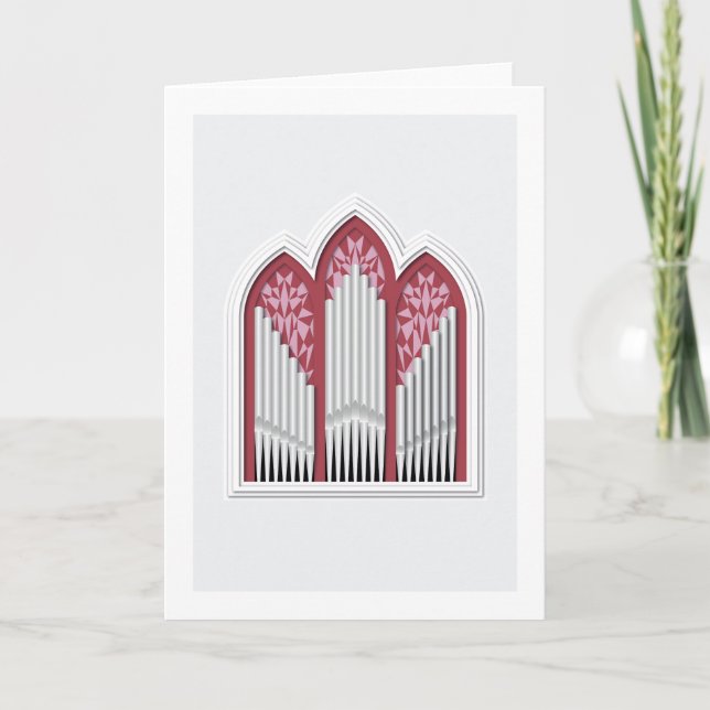 Holiday Greeting Card - Organ (Front)