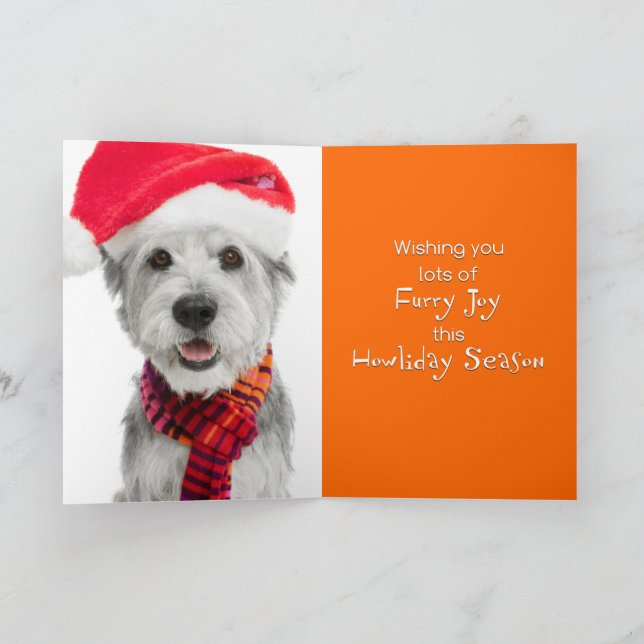 Holiday Greeting Card-Scrappy Jackson Spade (Inside)