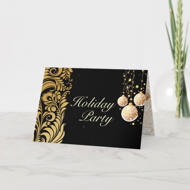 Holiday Greeting Cards, Bellissimo Damask (Front)