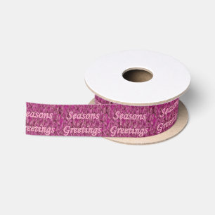 Holiday Greeting Satin Ribbon