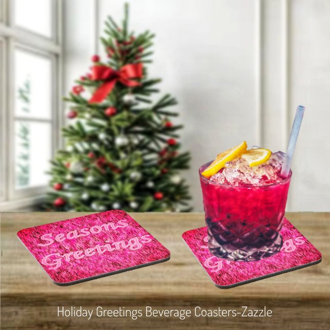 Holiday Greetings Coaster (Creator Uploaded)