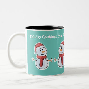 Holiday Greetings Customised Company Mug