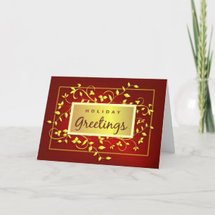 Holiday Greetings - Executive Greeting Card