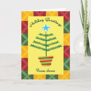 Holiday Greetings From Iowa Card