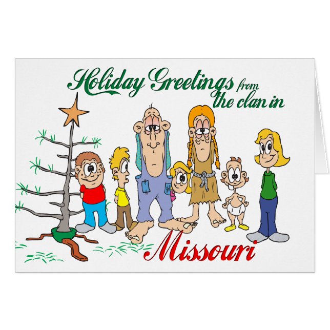 Holiday Greetings from Missouri (Front Horizontal)
