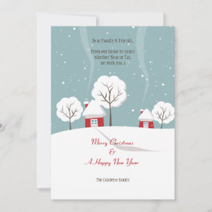 Holiday Greetings from Our House to Yours Card