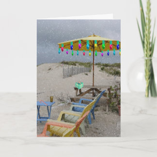 Holiday Greetings from the Beach Card