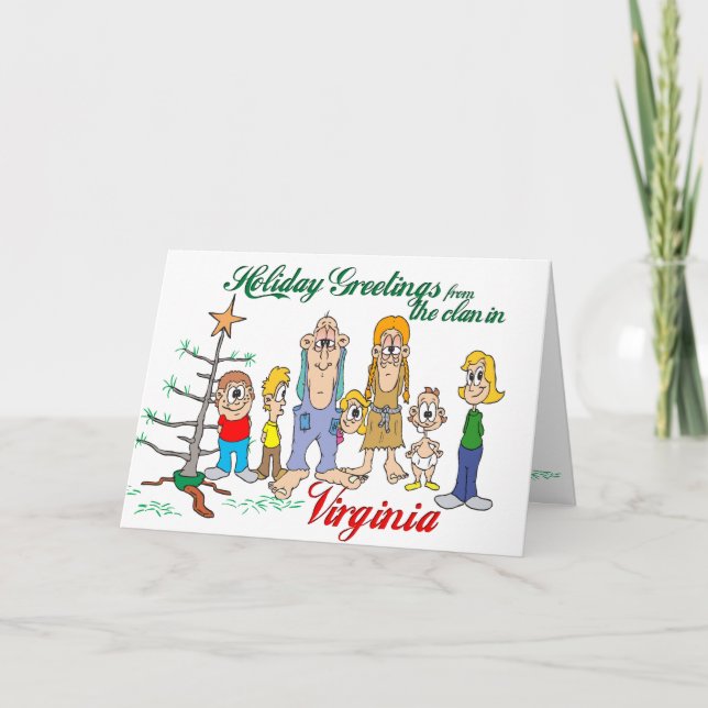 Holiday Greetings from Virginia Card (Front)