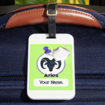 Holiday H01 #PinnedMyZodiac! Luggage Tag