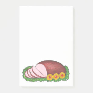 Holiday Ham Christmas Dinner Foodie Post-Its Post-it Notes
