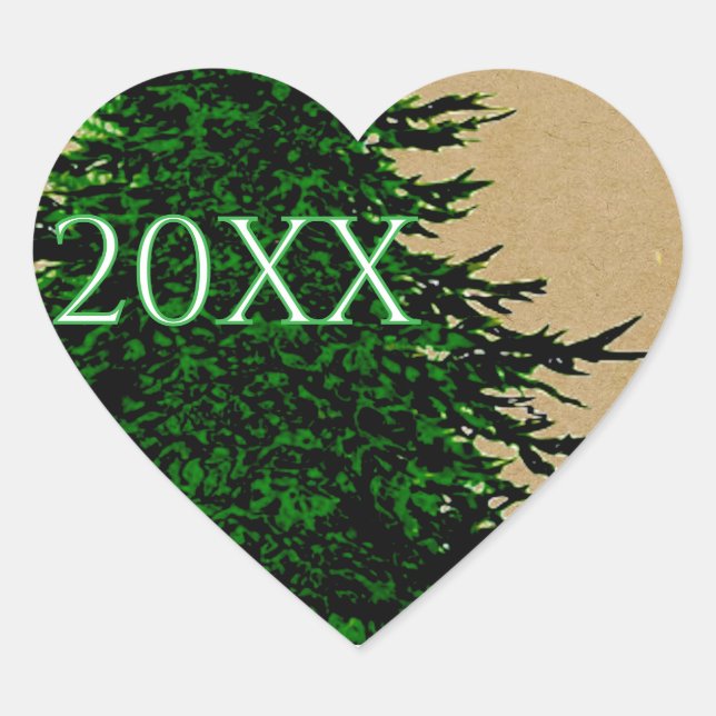 HOLIDAY HEART HEART STICKER (Front)