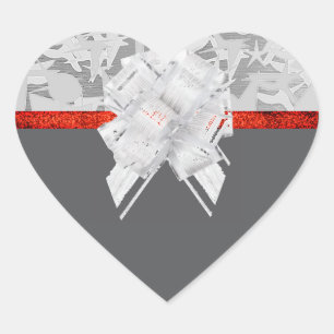 Holiday Heart Sticker