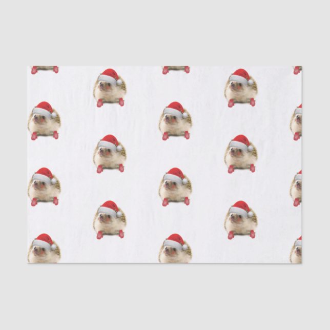 Holiday Hedgehog Tissue Paper (Front)