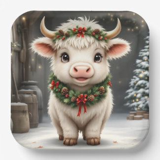 Holiday Highland Party Plates