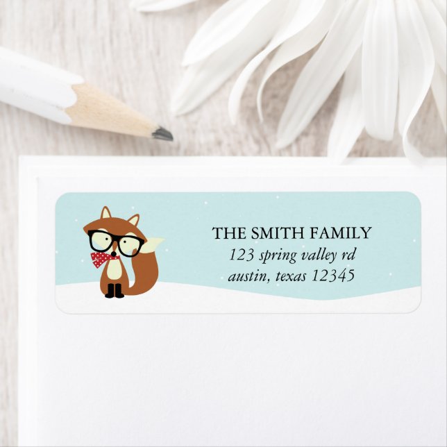 Holiday Hipster Brown Fox (Insitu)