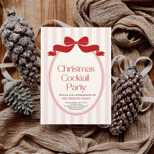 Holiday Holly Christmas Party  Card