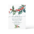 Holiday Holly Christmas Party Invitation