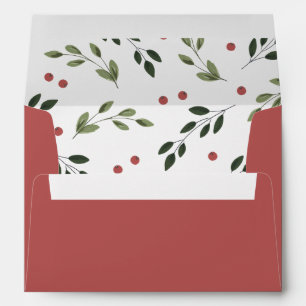Holiday Holly Envelope