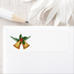 Holiday Holly Return Address Labels