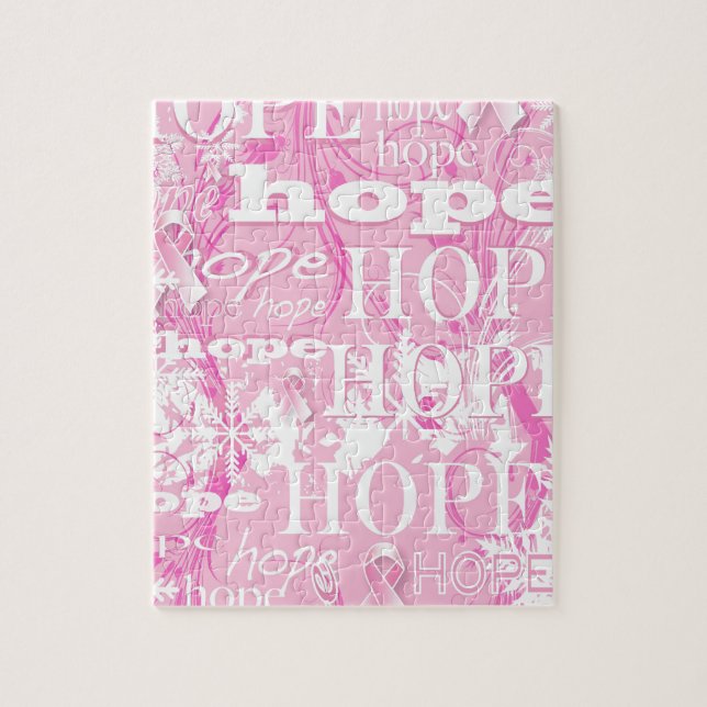 Holiday Hope Breast Cancer Awareness Products Jigsaw Puzzle (Vertical)