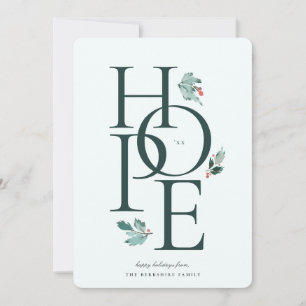 Holiday Hope Modern Botanical Berry