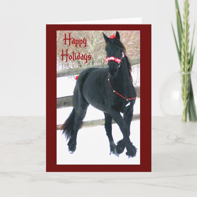 Holiday Horse Greeting Cards (Front)