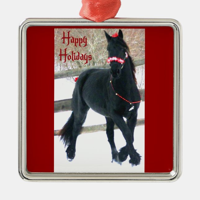 Holiday Horse Ornament (Front)