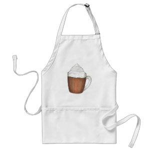 Holiday Hot Chocolate Cocoa Winter Christmas Drink Standard Apron