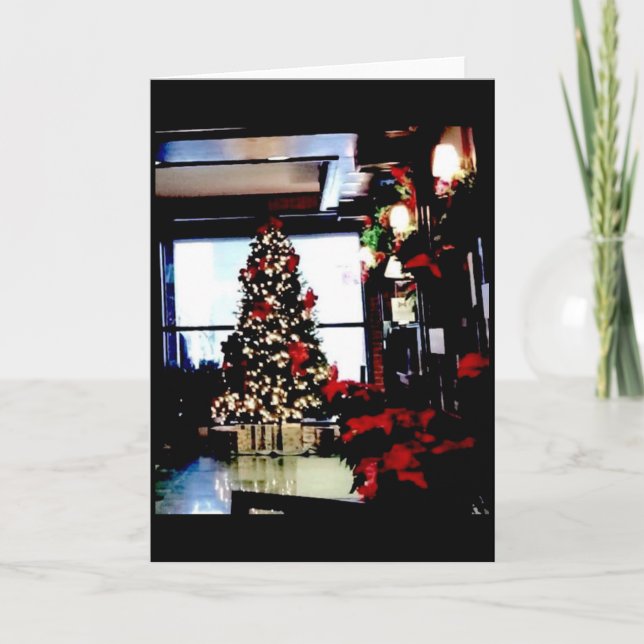 Holiday Hotel Greeting Card (Front)