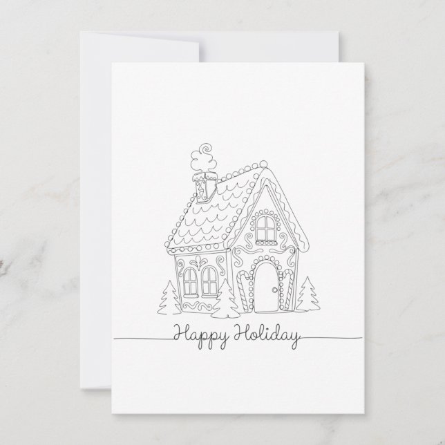 Holiday house card (Front)