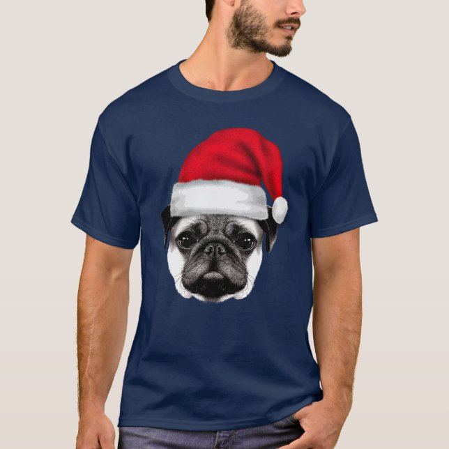 Holiday house pug T-Shirt (Front)