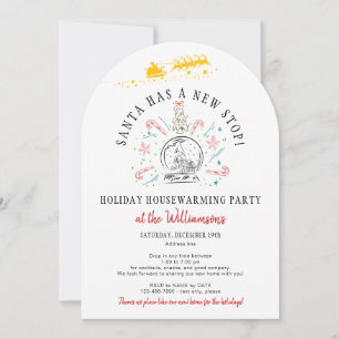 Holiday Housewarming Open House Christmas Party Invitation