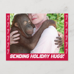 Holiday Hugs postcard