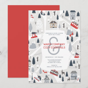 Holiday in the City Christmas Party Invitation