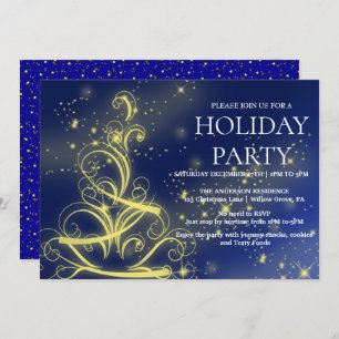Holiday Invitation with Christmas Ornaments