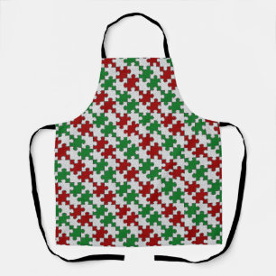 Holiday Jigsaw Apron