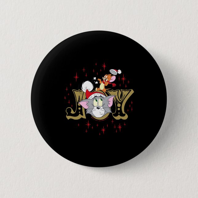 Holiday Joy  6 Cm Round Badge (Front)