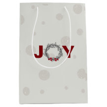 HOLIDAY JOY Gift Medium Gift Bag