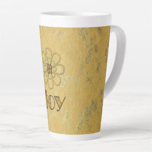 Holiday Joy Monogrammed Latte Mug
