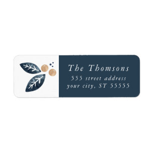 Holiday Joy - Return Address Labels