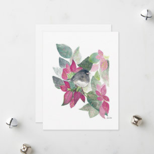 Holiday Junco Bird Art