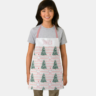 Holiday Kitchen Apron for Children Christmas Gift