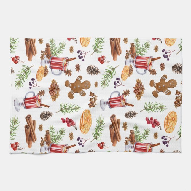 Holiday Kitchen Towel (Horizontal)
