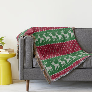 Holiday Knit No, 01 Throw Blanket